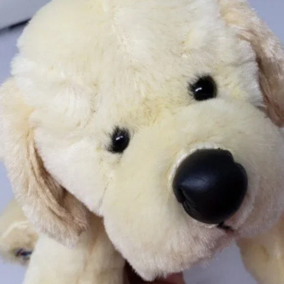 Ganz Webkinz DOG Yellow LAB Plush Stuffed Animal Puppy Toy Gift No Code HM153 - Picture 8 of 11